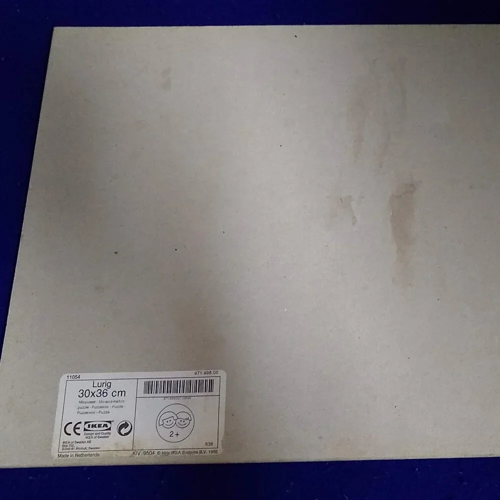 Ikea Lurig Wooden Peg Puzzle size 12